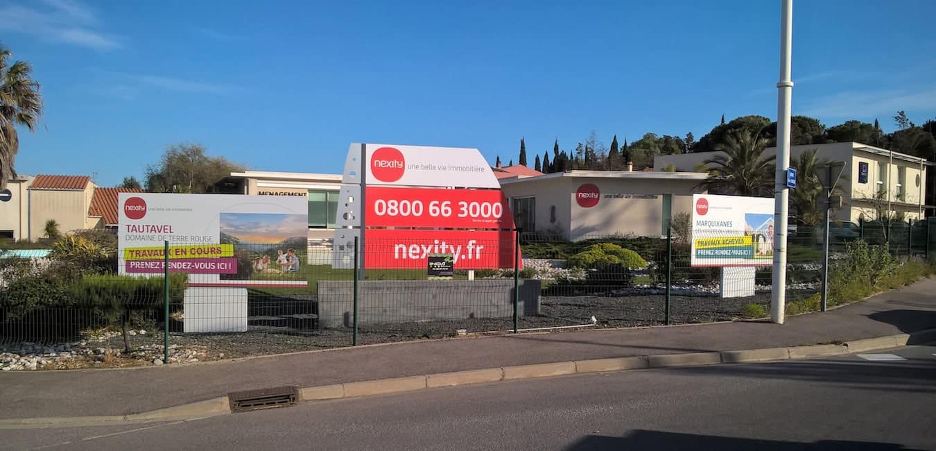 enseigne publicitaire perpignan nexity